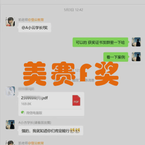 美赛F奖